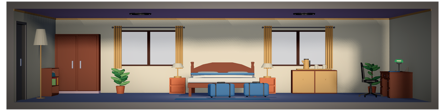 Double Hotel Room