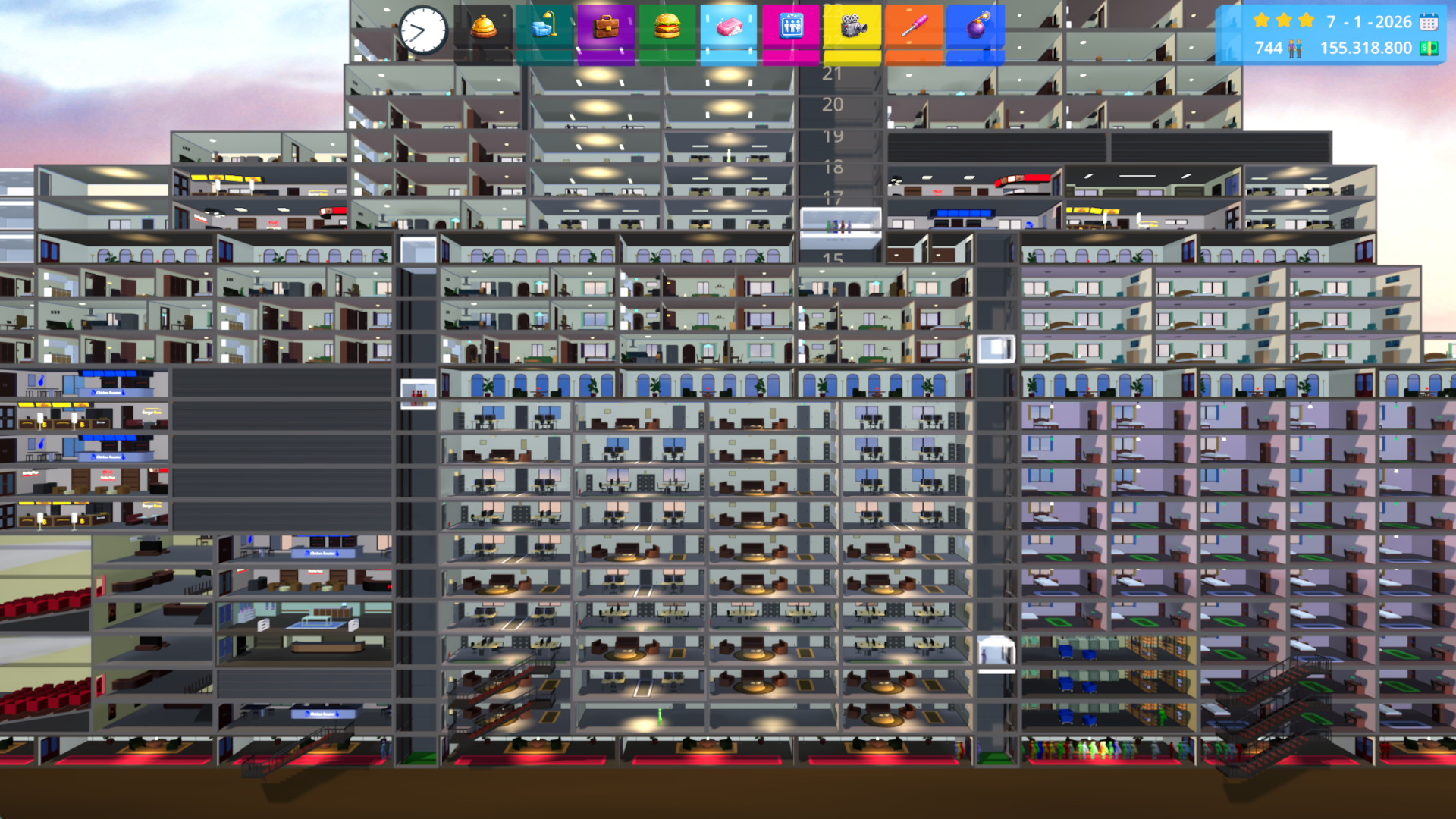 KN Tower Simulation